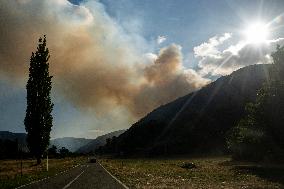 Barniedo de la Reina Fire Nears Containment - Spain