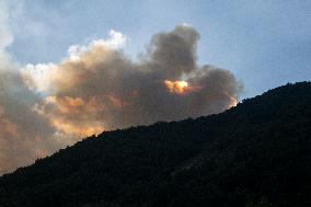 Barniedo de la Reina Fire Nears Containment - Spain