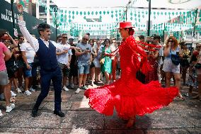 Performance at Malaga Fair - Spain