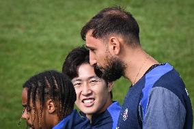 Ligue 1 PSG training before facing ANGERS SCO - FA