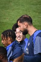 Ligue 1 PSG training before facing ANGERS SCO - FA