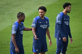 Ligue 1 PSG training before facing ANGERS SCO - FA