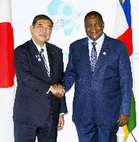 Central African Republic's president in Japan