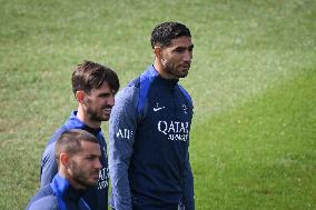 Ligue 1 PSG training before facing ANGERS SCO - FA