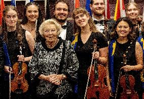 Princess Beatrix at EU Youth Orchestra Concert - Amsterdam
