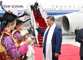 Chinese President Xi Jinping Visits Lhasa - China