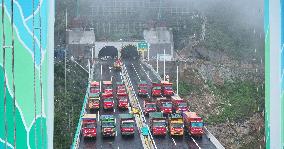 Load Testing on The Huajiang Grand Canyon Bridge - China