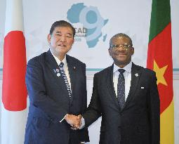 Cameroonian prime minister in Japan