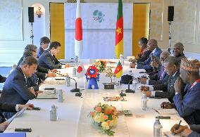 Cameroonian prime minister in Japan