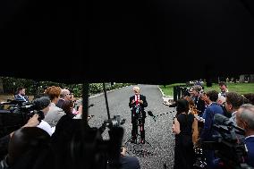 DC: White House Senior Counselor Peter Navarro Speaks to Reporters