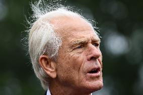 DC: White House Senior Counselor Peter Navarro Speaks to Reporters