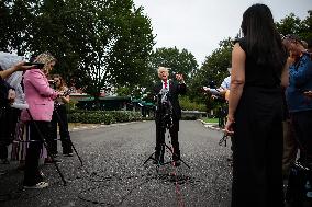 DC: White House Senior Counselor Peter Navarro Speaks to Reporters