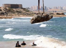 Archaeological Finds Retrieved from Mediterranean Sea in Alexandria - Egypt