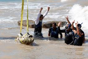 Archaeological Finds Retrieved from Mediterranean Sea in Alexandria - Egypt