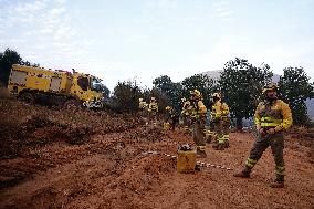 Four active fires, three stabilized and eight under control in Asturias