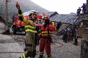 Four active fires, three stabilized and eight under control in Asturias