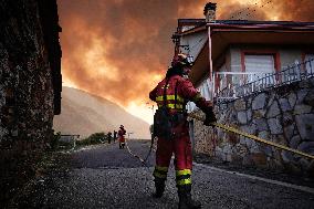 Four active fires, three stabilized and eight under control in Asturias