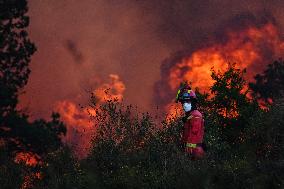 Four active fires, three stabilized and eight under control in Asturias