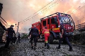 Four active fires, three stabilized and eight under control in Asturias