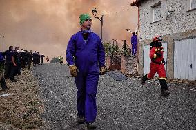 Four active fires, three stabilized and eight under control in Asturias