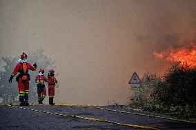 Four active fires, three stabilized and eight under control in Asturias