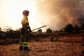 Four active fires, three stabilized and eight under control in Asturias