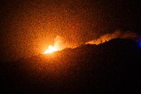 45 people are evicted from the camping site of Oia (Pontevedra) due to the forest fire.