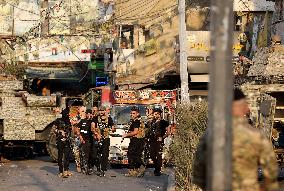 Weapons Handover at Burj Barajneh Camp in Beirut - Lebanon