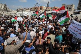 Gaza City Protests Erupt - Gaza
