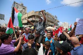 Gaza City Protests Erupt - Gaza