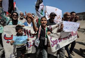 Gaza City Protests Erupt - Gaza