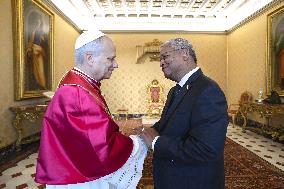 Pope Leo XIV meets President of Seychelles - Vatican