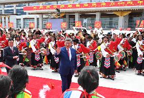 Xi Jinping Attends 60th Anniversary Gathering in Lhasa - China