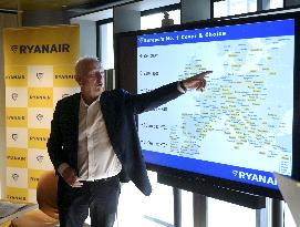Ryanairin lehdistötilaisuus