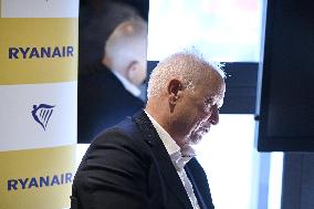 Ryanairin lehdistötilaisuus