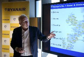 Ryanairin lehdistötilaisuus