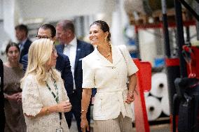 SWEDEN CROWN PRINCESS COUPLE GAMLEBY