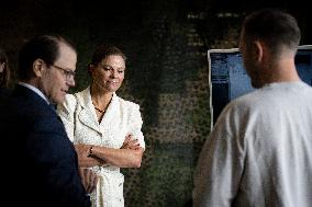 SWEDEN CROWN PRINCESS COUPLE GAMLEBY