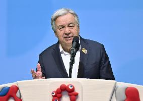 U.N. chief at Osaka expo