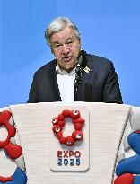 U.N. chief at Osaka expo