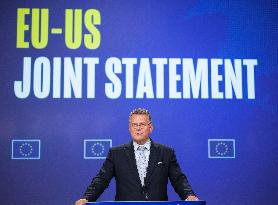 EU And US Publish Joint Statement On Transatlantic Trade And Investment - Brussels