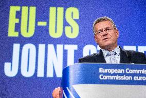 EU And US Publish Joint Statement On Transatlantic Trade And Investment - Brussels