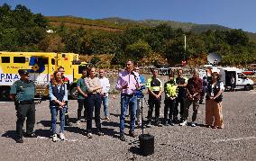 Sanchez Visits Areas Affected by Fires - Spain