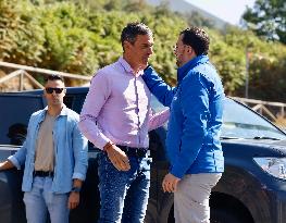 Sanchez Visits Areas Affected by Fires - Spain