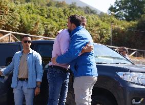 Sanchez Visits Areas Affected by Fires - Spain