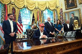 President Donald Trump Announces 2026 World Cup Draw