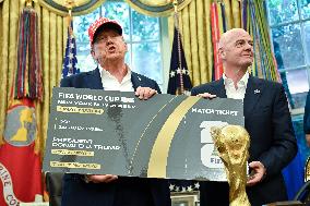President Donald Trump Announces 2026 World Cup Draw