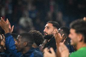 PSG cheers their former goalkeeper Gianluigi Donnarumma - FA