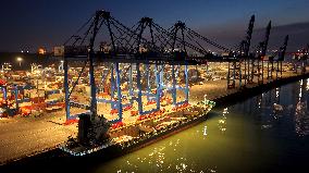 Quanzhou Port Shihu Port Area Container Trade