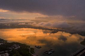 Three Gorges Dam Area Morning Glow